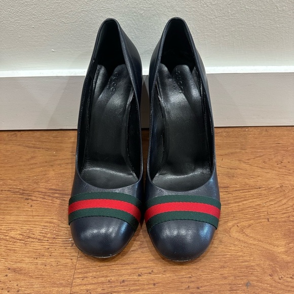 Quentin Nylon Gucci Pumps - Picture 1 of 8